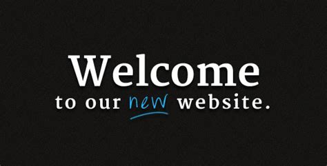 Welcome to Our New Site